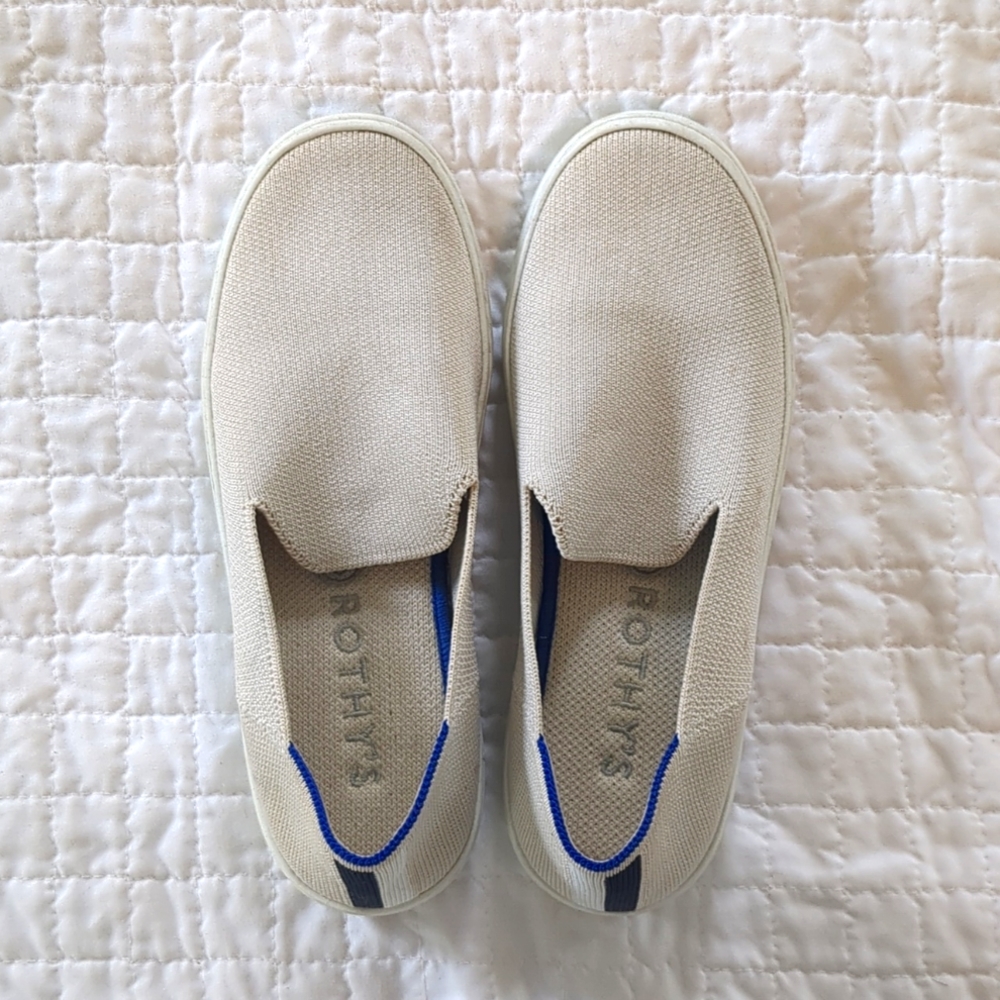 ROTHY'S The Original Slip-On  Sneaker, Ecru